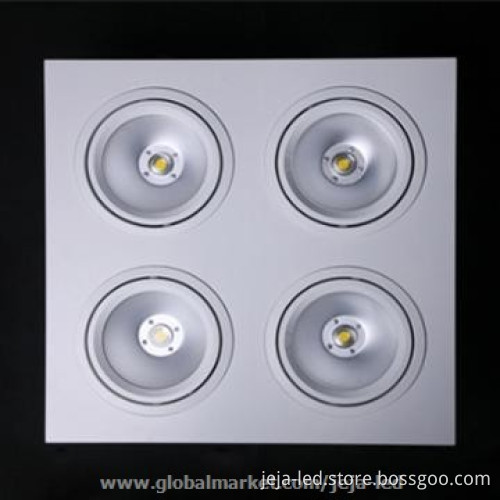 Jeja 4x15W LED Quadruple Recessed Down Light